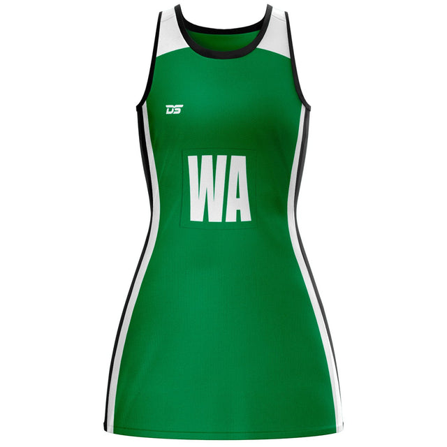 Custom Netball Dress - Design 22 - Bespoke Apparel - Dawson Sports