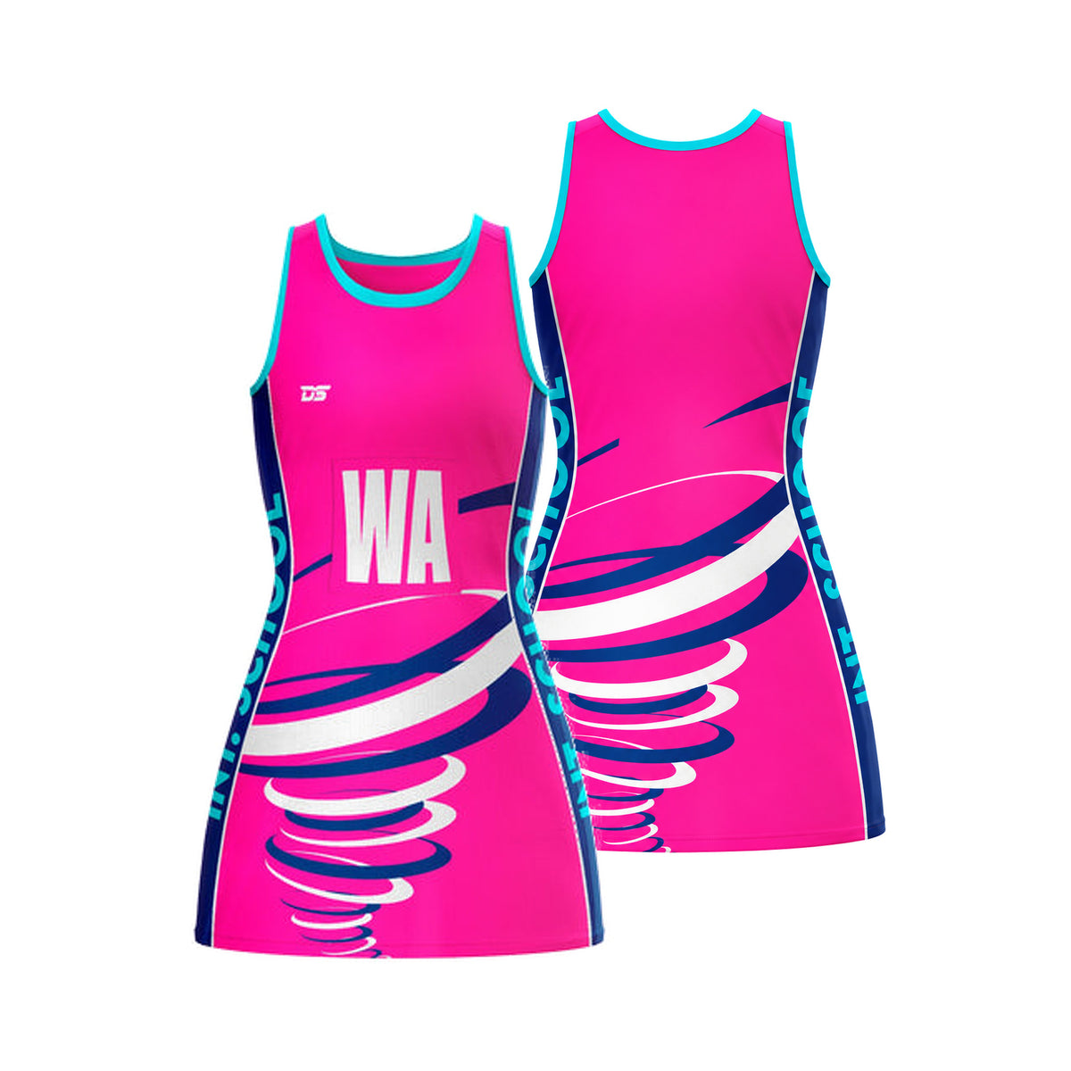 Custom Netball Dress - Design 23