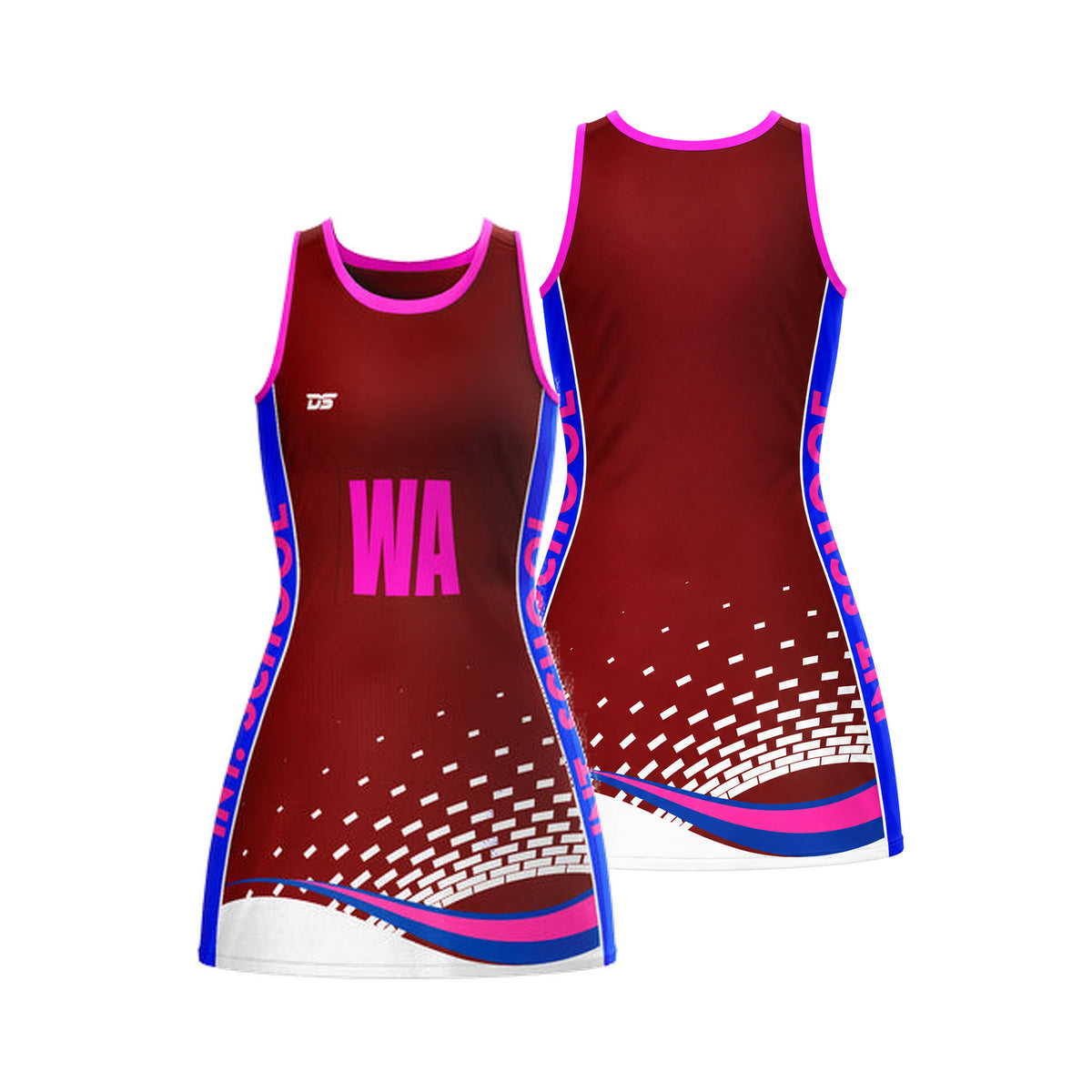 Custom Netball Dress - Design 19