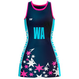 Custom Netball Dress - Design 26 - Bespoke Apparel - Dawson Sports