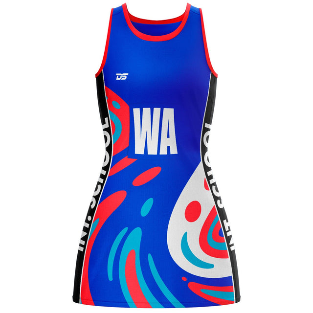 Custom Netball Dress - Design 28 - Bespoke Apparel - Dawson Sports