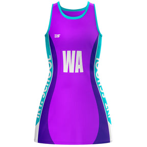 Custom Netball Dress - Design 33 - Bespoke Apparel - Dawson Sports