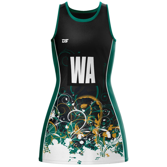 Custom Netball Dress - Design 6 - Bespoke Apparel - Dawson Sports