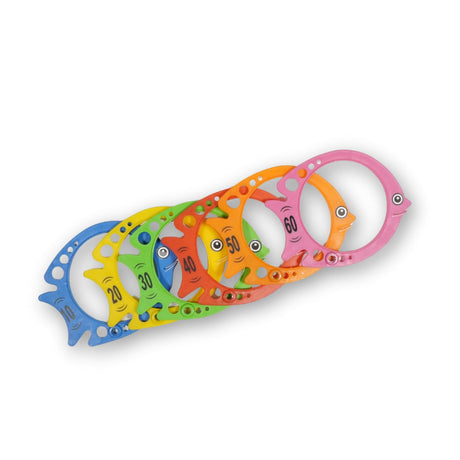 Dive Fish ( Set of 6) - Beach & Pool Toys - Dawson Sports
