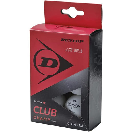 Dunlop Club Champ Table Tennis Ball White - Table Tennis Balls - Dawson Sports