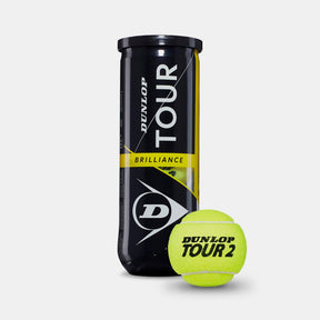 Dunlop Tour Tennis Balls - Brilliance - Tennis Balls - Dawson Sports