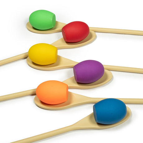 Egg & Spoon Set - Set of 6 - Educational Play - Dawson Sports