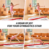 Folding Balance Beam Red - Bars & Balance Beams - Dawson Sports