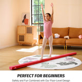 Folding Balance Beam Red - Bars & Balance Beams - Dawson Sports