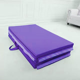 Folding Gymnastic Mat - Purple - Gymnastics Mat - Dawson Sports