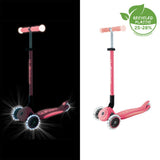 GLOBBER ELITE LIGHTS GLOW SCOOTER - PINK - Riding Scooters - Dawson Sports