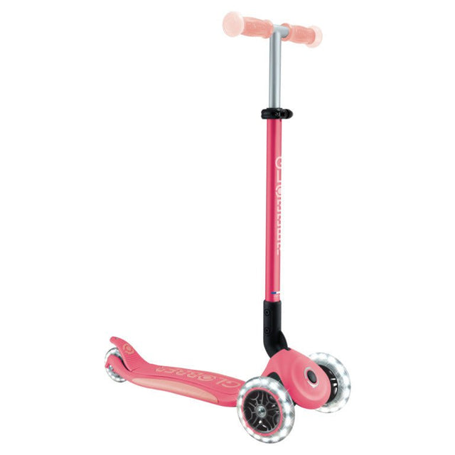 GLOBBER ELITE LIGHTS GLOW SCOOTER - PINK - Riding Scooters - Dawson Sports