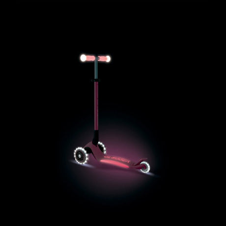 GLOBBER ELITE LIGHTS GLOW SCOOTER - PINK - Riding Scooters - Dawson Sports
