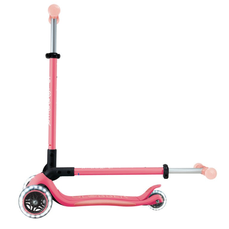 GLOBBER ELITE LIGHTS GLOW SCOOTER - PINK - Riding Scooters - Dawson Sports