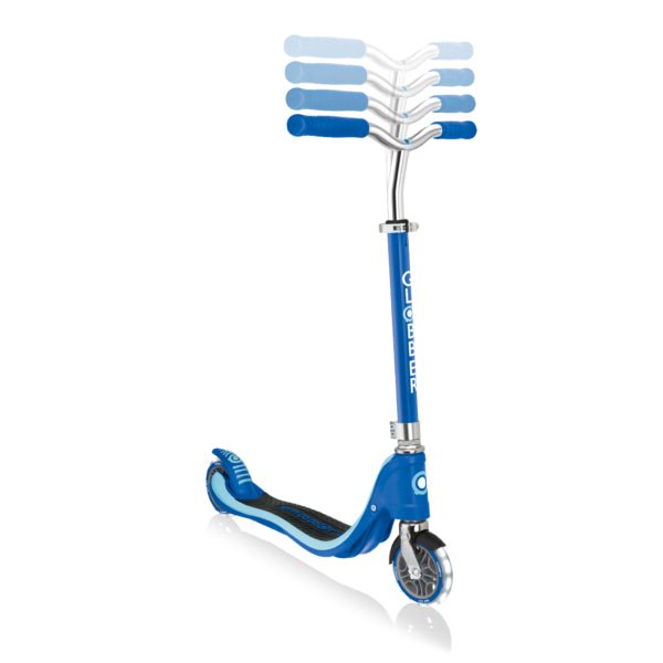 GLOBBER FLOW 125 LIGHTS - NAVY BLUE - Riding Scooters - Dawson Sports