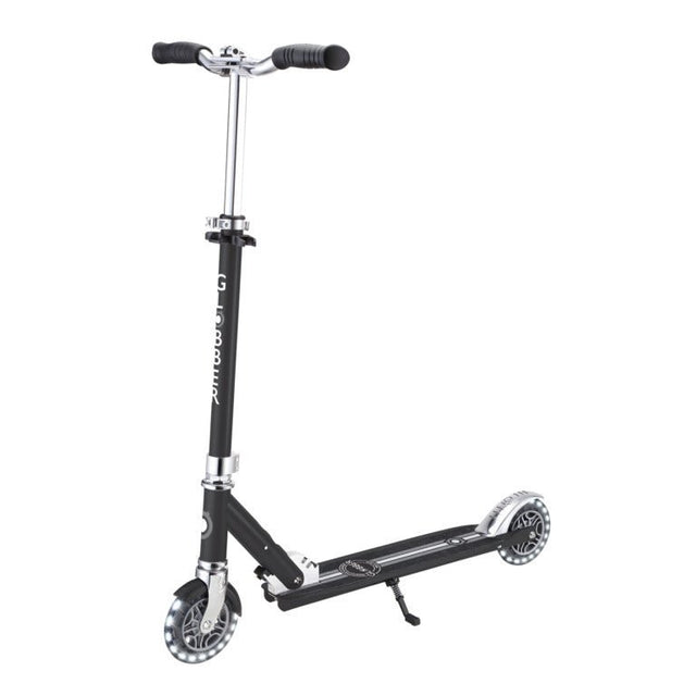 GLOBBER FLOW ELEMENT LIGHTS SCOOTER - BLACK - Riding Scooters - Dawson Sports