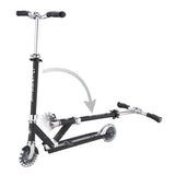 GLOBBER FLOW ELEMENT LIGHTS SCOOTER - BLACK - Riding Scooters - Dawson Sports