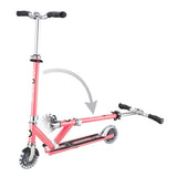GLOBBER FLOW ELEMENT LIGHTS SCOOTER - CORAL PINK - Riding Scooters - Dawson Sports