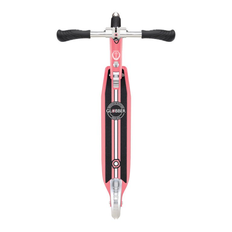 GLOBBER FLOW ELEMENT LIGHTS SCOOTER - CORAL PINK - Riding Scooters - Dawson Sports