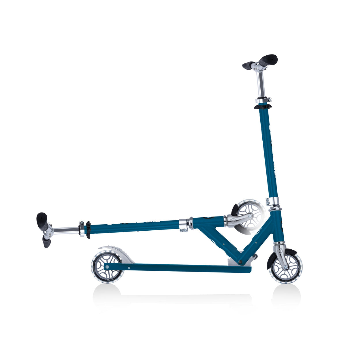 GLOBBER FLOW ELEMENT LIGHTS SCOOTER - PETROL BLUE - Riding Scooters - Dawson Sports
