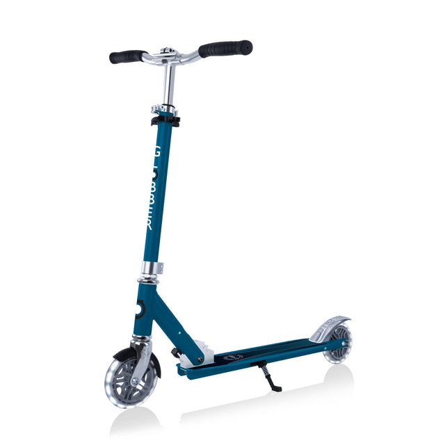 GLOBBER FLOW ELEMENT LIGHTS SCOOTER - PETROL BLUE - Riding Scooters - Dawson Sports