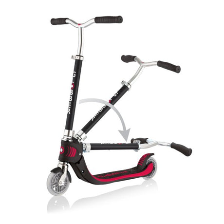 GLOBBER FLOW FOLDABLE 125 SCOOTER - BLACK - Riding Scooters - Dawson Sports