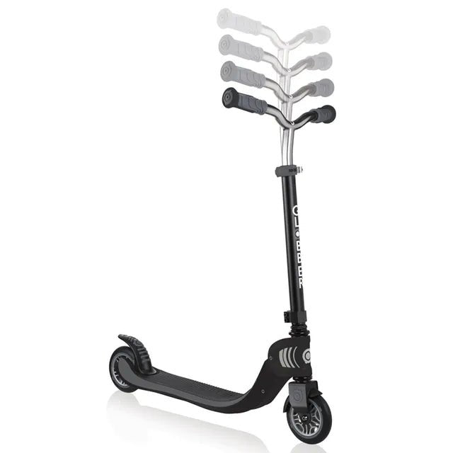 GLOBBER FLOW FOLDABLE 125 SCOOTER - GREY/BLACK - Riding Scooters - Dawson Sports