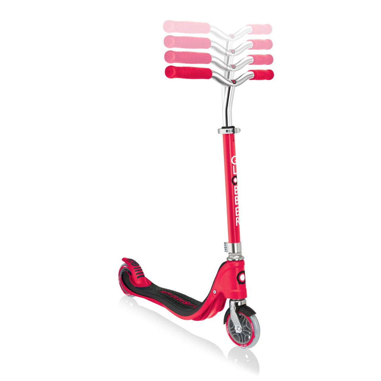 GLOBBER FLOW FOLDABLE 125 SCOOTER - RED - Riding Scooters - Dawson Sports