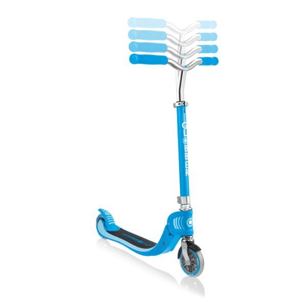 GLOBBER FLOW FOLDABLE 125 SCOOTER - SKY BLUE - Riding Scooters - Dawson Sports