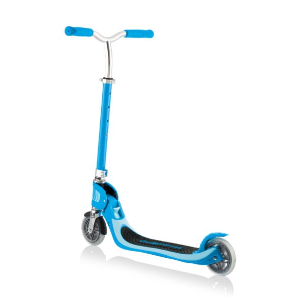 GLOBBER FLOW FOLDABLE 125 SCOOTER - SKY BLUE - Riding Scooters - Dawson Sports