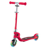 GLOBBER FLOW FOLDABLE JUNIOR LIGHTS - RED - Riding Scooters - Dawson Sports