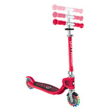 GLOBBER FLOW FOLDABLE JUNIOR LIGHTS - RED - Riding Scooters - Dawson Sports