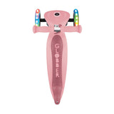 GLOBBER JUNIOR FOLDABLE LIGHTS SCOOTER - PASTEL PINK - Riding Scooters - Dawson Sports
