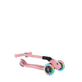 GLOBBER JUNIOR FOLDABLE LIGHTS SCOOTER - PASTEL PINK - Riding Scooters - Dawson Sports