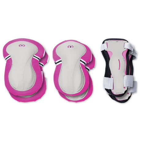 GLOBBER KIDS SCOOTER PROTECTIVE GEAR (ELBOWS, KNEES & WRISTS) XS - PINK - Protective Gear - Dawson Sports