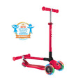 GLOBBER PRIMO FOLDABLE LIGHTS - RED - Riding Scooters - Dawson Sports