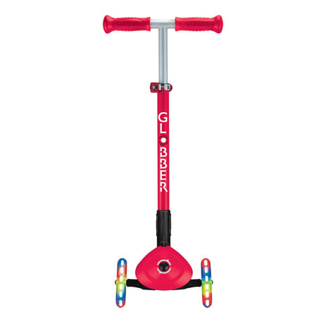 GLOBBER PRIMO FOLDABLE LIGHTS - RED - Riding Scooters - Dawson Sports
