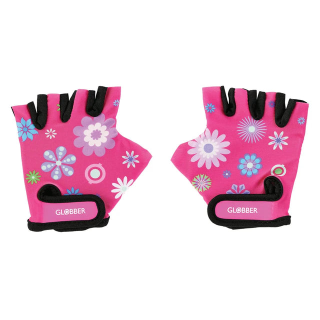 GLOBBER TODDLER GLOVES - PINK FLOWER - Protective Gear - Dawson Sports