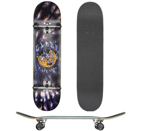 Globe G1 Ablaze - Black Dye 8.0FU - Skateboard - Dawson Sports