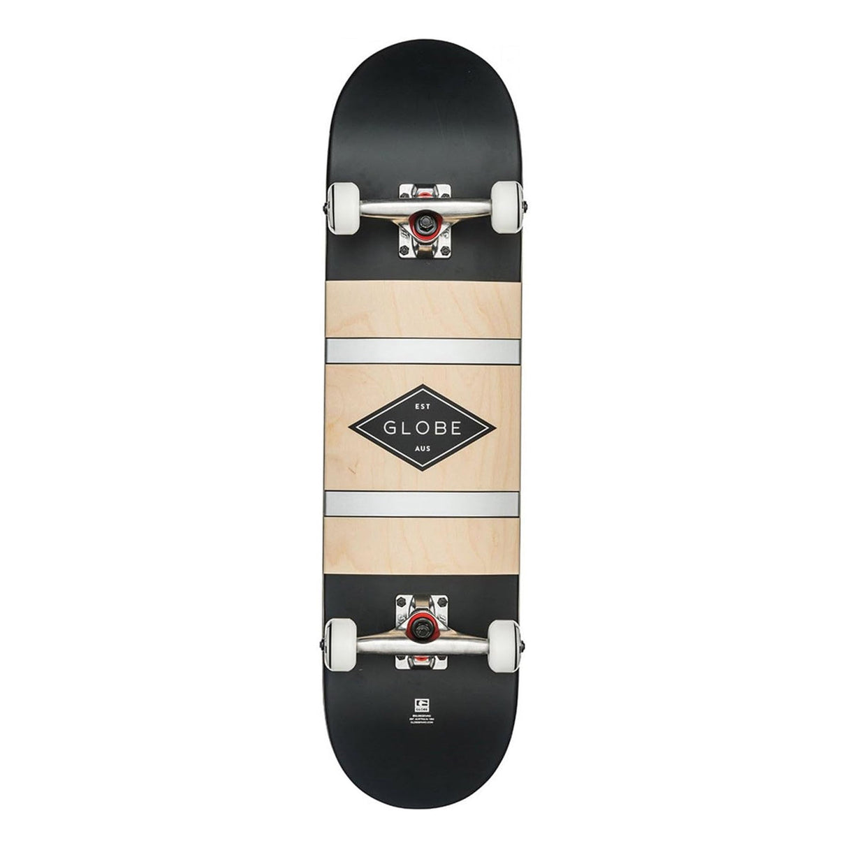 Globe G1 Diablo 2 - Black/Silver 8.0FU - Skateboard - Dawson Sports