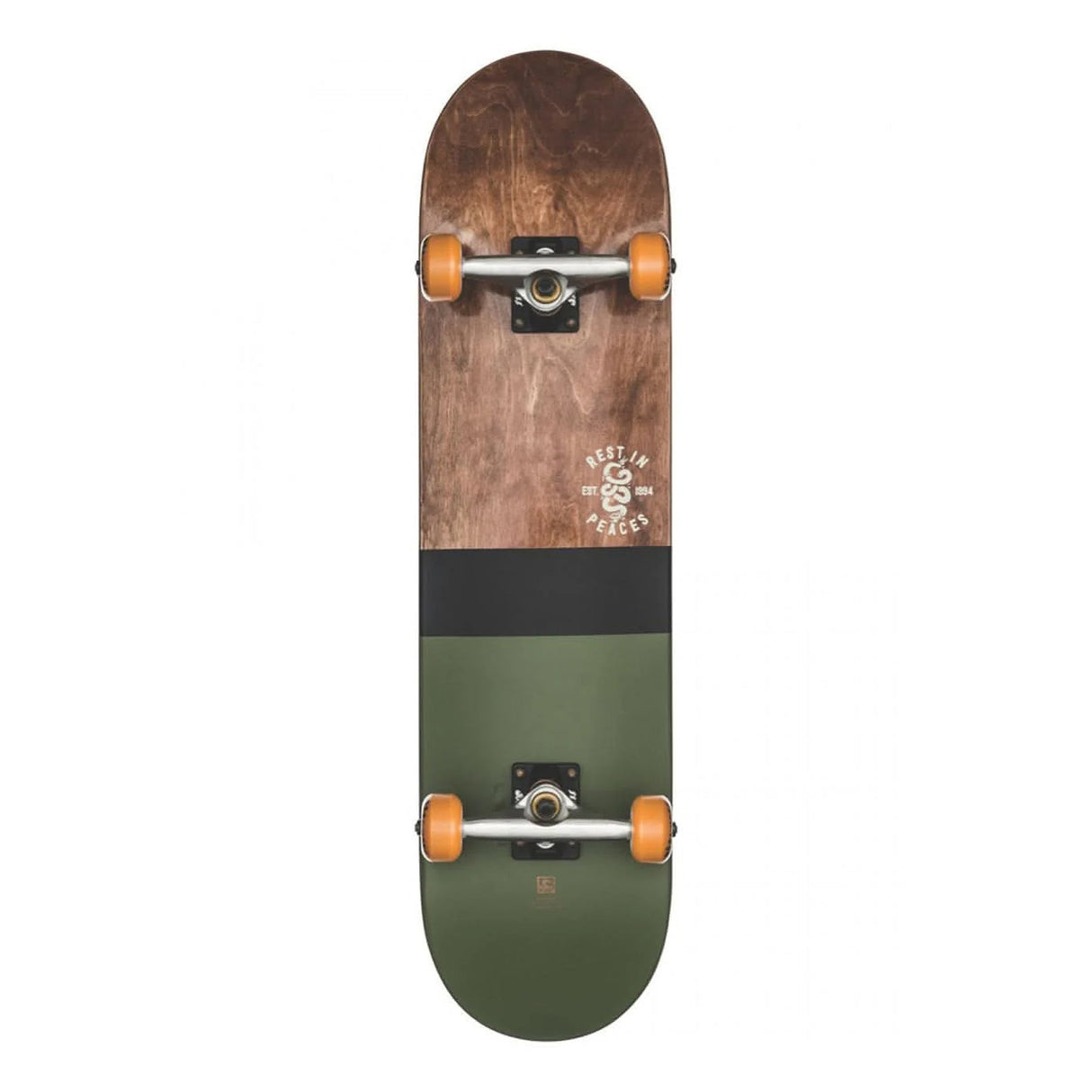 Globe G2 Half Dip 2 - Dark Maple/Hunter Green 8.0FU - Skateboard - Dawson Sports