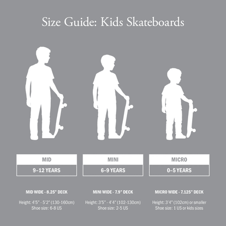Globe Kids Goodstock - Mid Wheat 7.6 - Skateboard - Dawson Sports