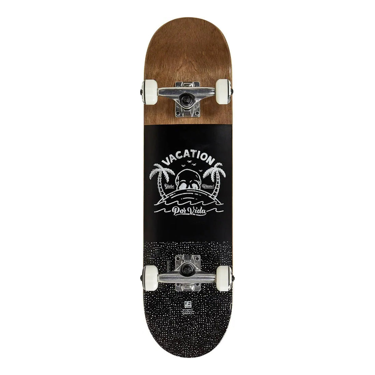 Globe Por Vida Mid - Brown/Black 7.6 - Skateboard - Dawson Sports