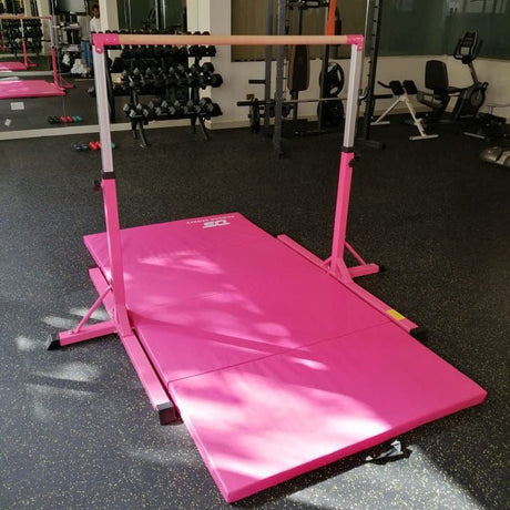Gymnastics Horizontal Bar & Folding Mat SET - Bars & Balance Beams - Dawson Sports