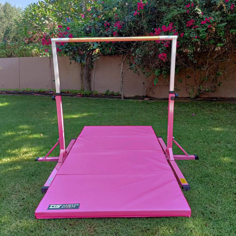 Gymnastics Horizontal Bar & Folding Mat SET - Bars & Balance Beams - Dawson Sports
