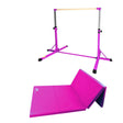 Gymnastics Horizontal Bar & Folding Mat SET - Bars & Balance Beams - Dawson Sports