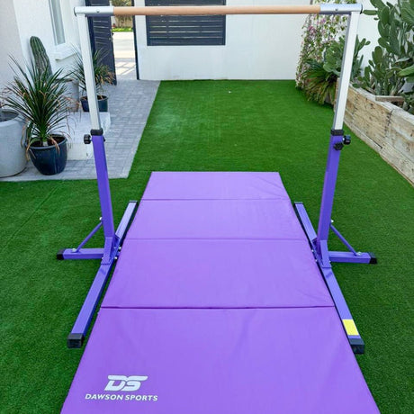 Gymnastics Horizontal Bar & Folding Mat SET - Bars & Balance Beams - Dawson Sports