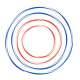 Gymnastics Training Hoops (Dual Colors) - Training Aids - Dawson Sports