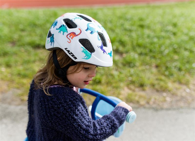 Lazer P’nut KinetiCore 2.0 Kids Helmet – Dinosaurs - Bicycle Helmets - Dawson Sports