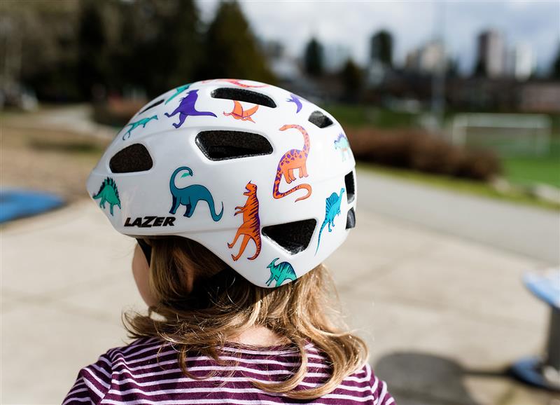 Lazer P’nut KinetiCore 2.0 Kids Helmet – Dinosaurs - Bicycle Helmets - Dawson Sports